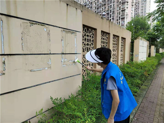 蛇盤社區(qū):去“皮癬” 護市容